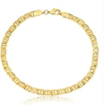 14k Gold Filled Plated Mariner Anklet